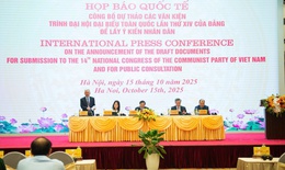 Lấy &#253; kiến nh&#226;n d&#226;n về dự thảo c&#225;c Văn kiện tr&#236;nh Đại hội XIV của Đảng từ 15/10 - 15/11/2025