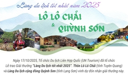Việt Nam có 2 đại diện được công nhận 'Làng Du lịch tốt nhất năm 2025' của UN Tourism