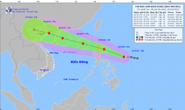 &#193;p thấp nhiệt đới đ&#227; mạnh l&#234;n th&#224;nh b&#227;o Matmo