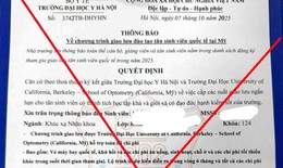 Trường Đại học Y H&#224; Nội cảnh b&#225;o giả mạo, sinh vi&#234;n v&#224; phụ huynh cần lưu &#253;