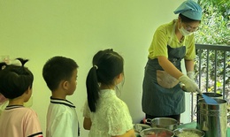 Bữa ăn học đường đủ đầy nền tảng sức khỏe cho học sinh vùng đất Thái Nguyên