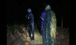 Quảng Trị ngập s&#226;u, đất đ&#225; v&#249;i lấp nhiều chuồng trại, ruộng đồng