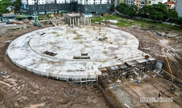 Gấp rút thi công bến xe khách hiện đại nhất Việt Nam