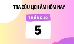 Lịch âm 5/10 - Âm lịch hôm nay 5/10 - Lịch vạn niên ngày 5/10/2025