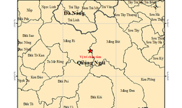 Động đất mạnh 4.9 độ ở Quảng Ngãi gây rung lắc diện rộng