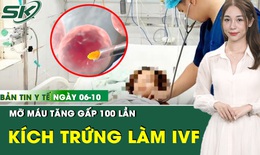Bản tin Y tế 6/10: Mỡ m&#225;u tăng gấp 100 lần sau k&#237;ch trứng l&#224;m thụ tinh ống nghiệm