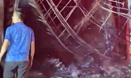 Cháy cửa hàng quần áo ở Nghệ An, một người tử vong