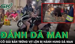 Phẫn nộ clip cô gái bán trứng vịt lộn bị đánh đập dã man tại TP.HCM