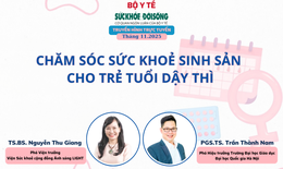 Truyền hình trực tuyến 'Chăm sóc sức khoẻ sinh sản cho trẻ tuổi dậy thì'