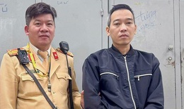 Cướp xe máy của nữ sinh, kẻ gây án bị CSGT trực chốt tóm gọn