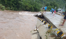 Mưa lũ ở Kh&#225;nh Ho&#224; g&#226;y thiệt hại hơn 370 tỷ đồng, nhiều c&#244;ng tr&#236;nh hư hỏng nặng