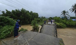 Bộ N&#244;ng nghiệp v&#224; M&#244;i trường chỉ đạo khắc phục sự cố thi&#234;n tai g&#227;y cầu C&#226;y Sung ở Quảng Ng&#227;i