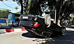 &#212; t&#244; mất l&#225;i, ngửa bụng tr&#234;n phố H&#224; Nội