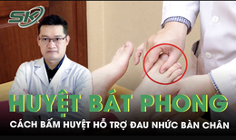 Hướng dẫn cách bấm huyệt bát phong hỗ trợ giảm đau nhức bàn chân