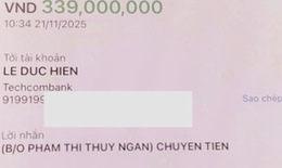 Người đ&#224;n &#244;ng nhận được 339 triệu đồng từ t&#224;i khoản lạ, c&#243; h&#224;nh động bất ngờ 
