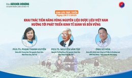 Giao lưu trực tuyến: Khai th&#225;c tiềm năng v&#249;ng nguy&#234;n liệu dược liệu Việt Nam – hướng tới ph&#225;t triển kinh tế xanh v&#224; bền vững