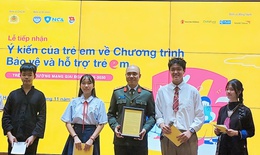 Hơn 2.700 trẻ em tham gia đóng góp xây dựng Chương trình bảo vệ trẻ em trên môi trường mạng