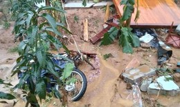 Sạt lở n&#250;i ở H&#224; Tĩnh, nhiều nh&#224; d&#226;n bị v&#249;i lấp