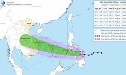 B&#227;o số 13 giật cấp cuồng phong, g&#226;y s&#243;ng biển cao đến 10m tr&#234;n v&#249;ng Biển Đ&#244;ng