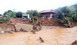 C&#225;c điểm c&#243; nguy cơ lũ qu&#233;t, sạt lở đất từ Thanh H&#243;a đến Quảng Trị