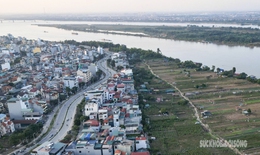 B&#227;i bồi s&#244;ng Hồng trước ng&#224;y h&#236;nh th&#224;nh đại lộ 338.000 tỷ đồng