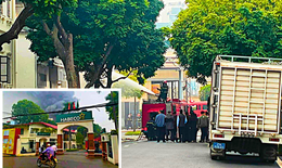 H&#224; Nội: Ch&#225;y tại nh&#224; m&#225;y bia, kh&#243;i đen cuồn cuộn