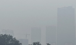 &#212; nhiễm k&#233;o d&#224;i, bụi mịn bao tr&#249;m h&#224;ng loạt t&#242;a nh&#224; cao tầng ở H&#224; Nội