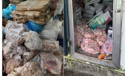 15 tấn thực phẩm không rõ nguồn gốc bị phát hiện