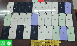 Hai phụ nữ giấu 24 lượng vàng cùng 32 iPhone mua ở Hàn Quốc về Việt Nam để bán