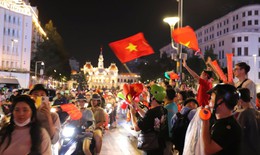TP Hồ Chí Minh 'bùng nổ' trong đêm mừng U22 Việt Nam vô địch SEA Games 33