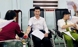 Thu gần 400 đơn vị máu trong ngày hội hiến máu ở thượng nguồn sông Gianh