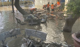 Giảm lưu lượng xả lũ, v&#249;ng hạ lưu ở L&#226;m Đồng bắt đầu tập trung khắc phục ngập lụt