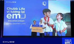 'Chubb Life – Vì Tương Lai Em' san sẻ với trẻ em khó khăn và chịu ảnh hưởng bởi bão lũ