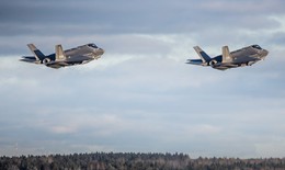 F-35 cất c&#225;nh đ&#225;p trả loạt t&#234;n lửa của Nga