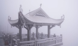 Đỉnh Fansipan được dự báo sẽ có băng tuyết vào cuối tuần này