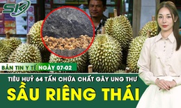 Bản tin Y tế 7/2: Th&#225;i Lan ti&#234;u hủy 64 tấn sầu ri&#234;ng xuất khẩu nhiễm h&#243;a chất g&#226;y ung thư