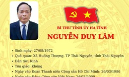 H&#224; Tĩnh c&#243; t&#226;n B&#237; thư Tỉnh ủy