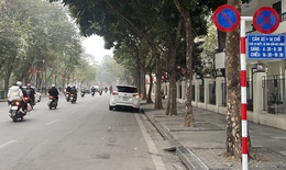 Hiện trạng giao th&#244;ng phố cổ sau hơn 1 tuần H&#224; Nội hạn chế &#244; t&#244; tr&#234;n 16 chỗ