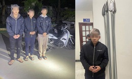 Bắt tại chỗ 3 thanh ni&#234;n mang 6 gi&#225;o nhọn đi đ&#225;nh nhau
