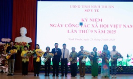 Bệnh viện Đa khoa tỉnh Ninh Thuận tổ chức lễ kỷ niệm Ngày Công tác xã hội Việt Nam