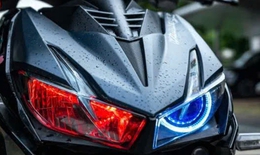 Thay đèn xe máy sang bóng led trắng có bị xử phạt?