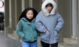 Miền Bắc mưa r&#233;t, nhiệt giảm mạnh