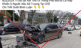 Th&#244;ng tin tai nạn giao th&#244;ng 5 người tử vong tại H&#224; Nội l&#224; sai sự thật