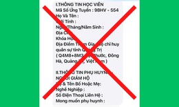 Cảnh b&#225;o giả mạo &#39;học kỳ trong qu&#226;n đội&#39; để lừa đảo