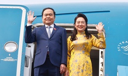 Chủ tịch Quốc hội và phu nhân lên đường tham dự IPU-150, thăm chính thức Uzbekistan và Armenia