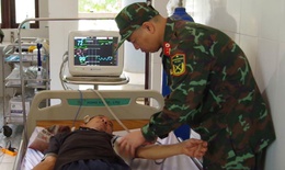 Bệnh xá đảo Trường Sa cứu ngư dân bị lộ xương sọ do tai nạn