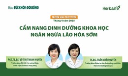 Truyền hình trực tuyến: Cẩm nang dinh dưỡng khoa học tăng cường sức khỏe, ngăn ngừa lão hóa sớm
