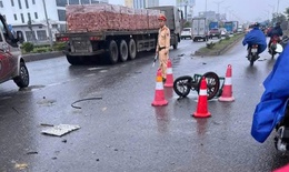 Va chạm với ô tô, nam thanh niên đi xe máy tử vong