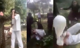 Nữ sinh lớp 7 bị bạn đánh hội đồng, lột áo