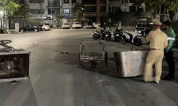 Truy tìm lái xe máy đâm tử vong nữ công nhân môi trường